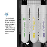 Drinkpod Full-Size Bottleless Water Cooler Dispenser with Self-Cleaning System, UL/NSF Certified
