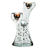 Kosta Boda Connect Candlestick Set, 2-Piece