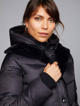 A Pea in the Pod Quilted Puffer Maternity Jacket, Size M