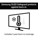 Samsung Odyssey OLED G93SC 49-Inch Curved Gaming Monitor with QD-OLED, 240Hz Refresh Rate, 0.03ms Response, DQHD, G-Sync Compatible, AMD FreeSync Premium Pro and Height-Adjustable Stand, 3-Year Warranty, LS49CG932SNXZA