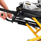 DEWALT DWX726 Rolling Miter Saw Stand, 32-1/2 in. x 60 in., 300 lbs. Capacity