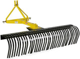 6 Landscape Rake from Titan Attachments, Designed for Compact Tractors with Quick Hitch Compatibility