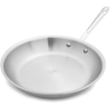 All-Clad D5 8×22 Fry Pan Crafted from Brushed Stainless Steel