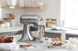 KitchenAid Artisan KSM150PS Stand Mixer, 5-Quart Tilt-Head Design with Pouring Shield, Cast Iron