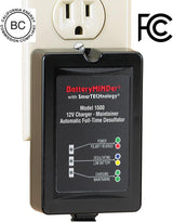 BatteryMINDer 1510 Battery Charger, Maintainer and Desulfator, 12 Volt 1.5 Amp, Designed for Cars, Trucks, Motorcycles, ATVs, Boats and RVs