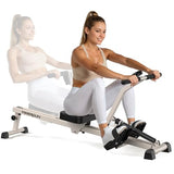 Foldable Feierdun Hydraulic Rowing Machine for Home with 12 Resistance Levels and 300 LBS Capacity