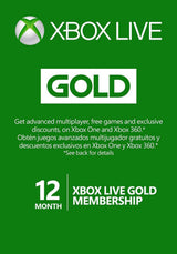 Xbox Live Gold Membership, 12-Month Subscription with 2 Packs