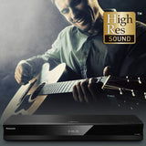 Panasonic DP-UB820-K Black 4K Ultra HD Streaming Blu-ray Player with Dolby Vision, HDR10+, Premium Video Playback, Hi-Res Audio, and Voice Assist
