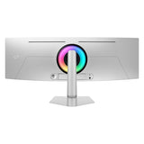 Samsung Odyssey OLED G93SC 49-Inch Curved Gaming Monitor with QD-OLED, 240Hz Refresh Rate, 0.03ms Response, DQHD, G-Sync Compatible, AMD FreeSync Premium Pro and Height-Adjustable Stand, 3-Year Warranty, LS49CG932SNXZA