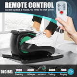ANCHEER Under-Desk Elliptical Pedal Exerciser with Smart LCD Display & Remote, Quiet Low-Impact Seated Leg Workout for Seniors, Office or Home