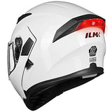 ILM Model 902 Modular Motorcycle Helmet with Flip-Up Full-Face Design, Dual Visors, DOT Certification, and 6 Colors
