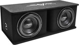 Skar Audio SDR Series Dual 12-Inch Subwoofer Bass Package with Loaded Enclosure and Amplifier, 2,400 Watts