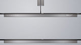 Bosch 800 Series Counter-Depth Smart Refrigerator, 20.5 Cu. Ft. with 4-Door French Door Configuration, Stainless Steel