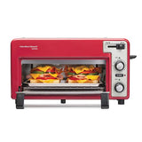 Red Hamilton Beach Toastation 22724, Combining a 2-Slice Toaster with Toaster Oven