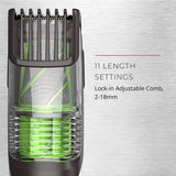 Remington MB6850 Vacuum Stubble and Beard Trimmer with Lithium Power and Adjustable Settings