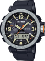 Casio Pro Trek PRG-600-1CR Tough Solar Watch with Triple Sensor, 52mm Analog-Digital Display