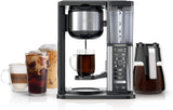 Ninja CM401 Specialty 10-Cup Coffee Maker with 4 Brew Styles, Built-In Water Reservoir, Fold-Away Frother and Glass Carafe, Black