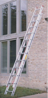 Werner D1124-2 24-ft Aluminum Extension Ladder, Type III, 200-lb Load Capacity
