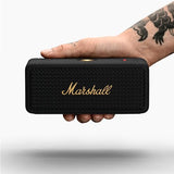 Marshall Emberton II Portable Bluetooth Speaker in Black and Brass