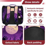Airline-Approved Halloween Pet Carrier Bag for Small and Medium Dogs, Cats, and Puppies