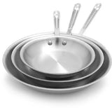 All-Clad D5 8×22 Fry Pan Crafted from Brushed Stainless Steel