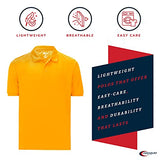 Premium Wear Boys Moisture-Wicking Polo T-Shirts