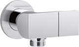 KOHLER K-98354-CP Exhale Supply Elbow with Bracket, Polished Chrome