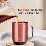 Ember Temperature Control Smart Mug 2, 14 Oz App-Controlled Heated Coffee Cup with Improved Design & 80-Minute Battery Life, White