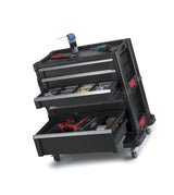Keter Modular Tool Storage Chest with 5 Drawers, Black Plastic Resin