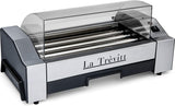 La Trevitt Commercial and Household Hot Dog Roller, 6-Capacity Sausage Grill Cooker for Family Use