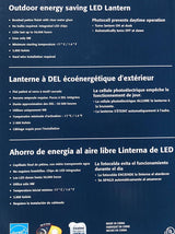 Energy-Saving Outdoor LED Lantern from Altair Lighting