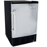 EdgeStar IB120SS Ice Cube Maker, 15 x 22, Stainless Steel and Black