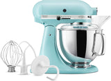 KitchenAid Artisan KSM150PS Stand Mixer, 5-Quart Tilt-Head Design with Pouring Shield, Cast Iron