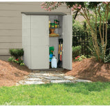 Rubbermaid FG374601OLVS Large Vertical Outdoor Storage Shed
