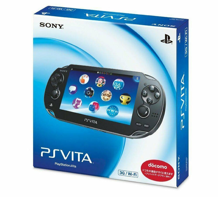Sony PlayStation Vita Limited Edition Handheld Console with 3G/Wi-Fi, Crystal Black