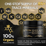 Pure Himalayan Organic Shilajit Resin for Men, Gold Grade Supplement with 85+ Trace Minerals and Fulvic Acid, 60g