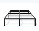 14-Inch Full Platform Bed Frame, Heavy-Duty Metal Mattress Foundation with Underbed Storage, No Box Spring Required, Easy Assembly and Noise-Free Support