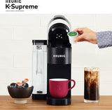 Keurig K-Supreme Single-Serve K-Cup Pod Coffee Maker with MultiStream Technology, 4 Brew Sizes & 66oz Dual-Position Removable Reservoir, Black
