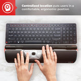 Contour Design RollerMouse Red Wireless Ergonomic Mouse with 2.4 GHz Connectivity, Ambidextrous Control for Mac and PC Laptops or Desktops