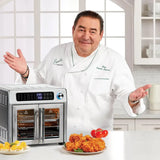 Emeril Lagasse 26 QT Extra-Large Air Fryer Toaster Oven, with Convection Cooking, French Doors & Stainless Steel Finish