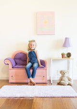 Wildkin Princess Fainting Couch with Integrated Storage