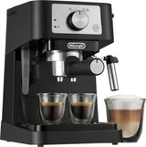 DeLonghi Stilosa EC260BK Espresso Machine with 15 Bar Pump, Black and Stainless Finish