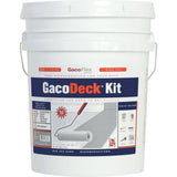 Gacodeck Gacoflex Pewter Deck Coating, Water-Based Solid Finish, 3.5 Gal.