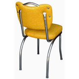 Richardson Seating Diner Chair with Handle Back and 2×22 Box Seat, Cracked Ice Grey