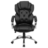 Flash Furniture High-Back Executive Office Chair with Transitional Styling, LeatherSoft Upholstery and Swivel Base
