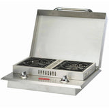 Bull Outdoor Products Stainless Steel Double Side Burner for Propane Grills