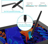 VEIKK VK1200 11.6-Inch Full-Laminated Drawing Tablet with Screen, Tilt-Function Battery-Free Stylus, 6 Shortcut Keys and 8192 Levels of Pen Pressure