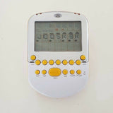 Radica 2008 Big Screen Solitaire Electronic Handheld Game, Yellow and White