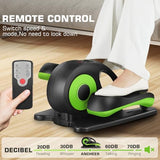 ANCHEER Under-Desk Elliptical Pedal Exerciser with Smart LCD Display & Remote, Quiet Low-Impact Seated Leg Workout for Seniors, Office or Home