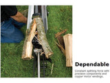 Earthquake W1200 Electric Log Splitter with 5-Ton Splitting Force